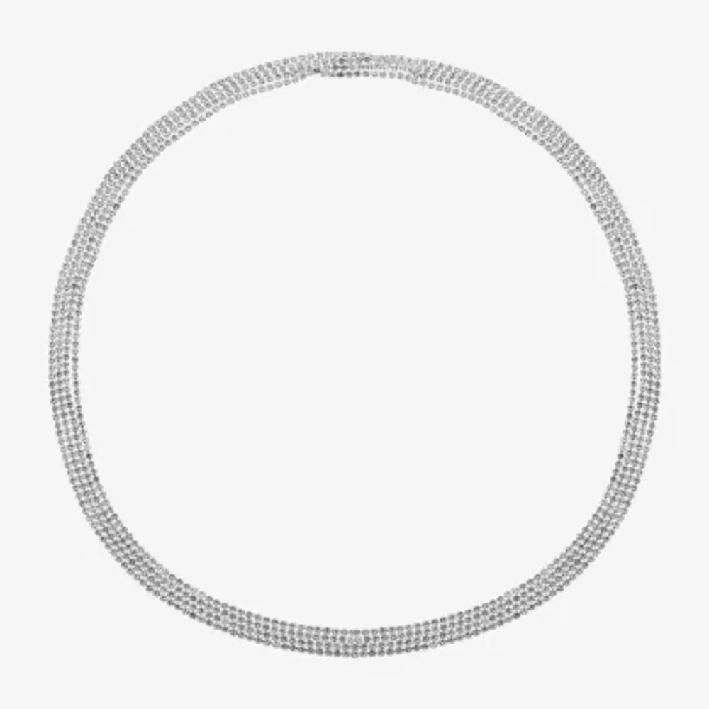 Monet Jewelry Silver Tone Multi Strand Necklace CoolSprings Galleria