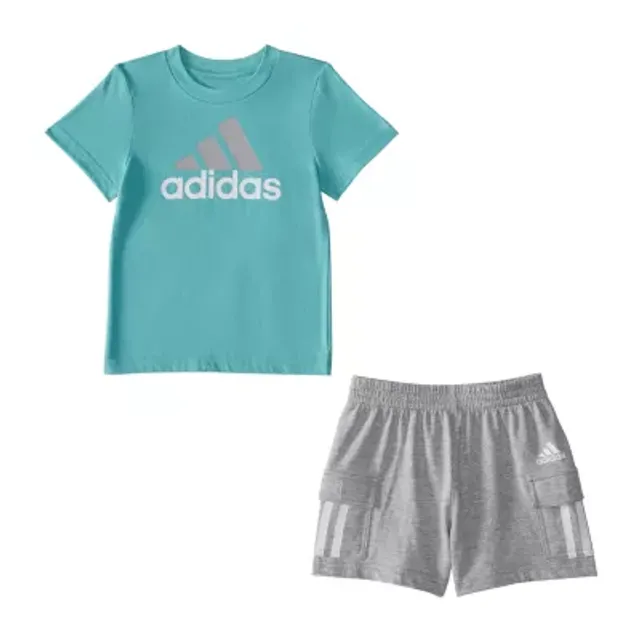 Adidas boys short on sale set