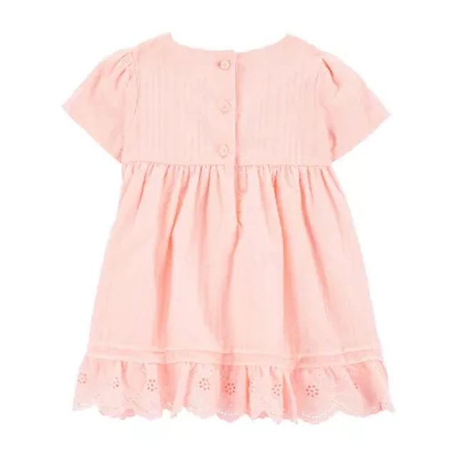 Oshkosh Baby Girls Short Sleeve Fitted A-Line Dress | Arden Fair