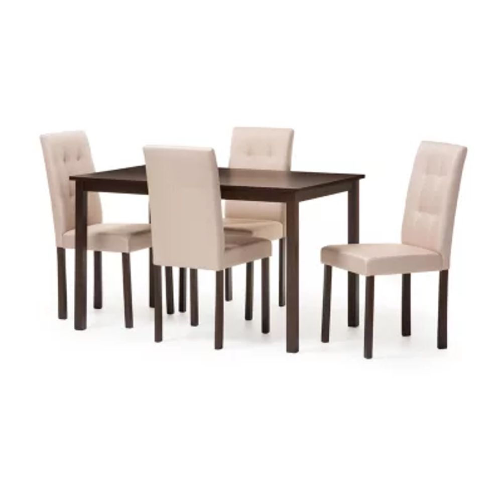 ASSTD NATIONAL BRAND Andrew Dining Collection 5 pc. Rectangular