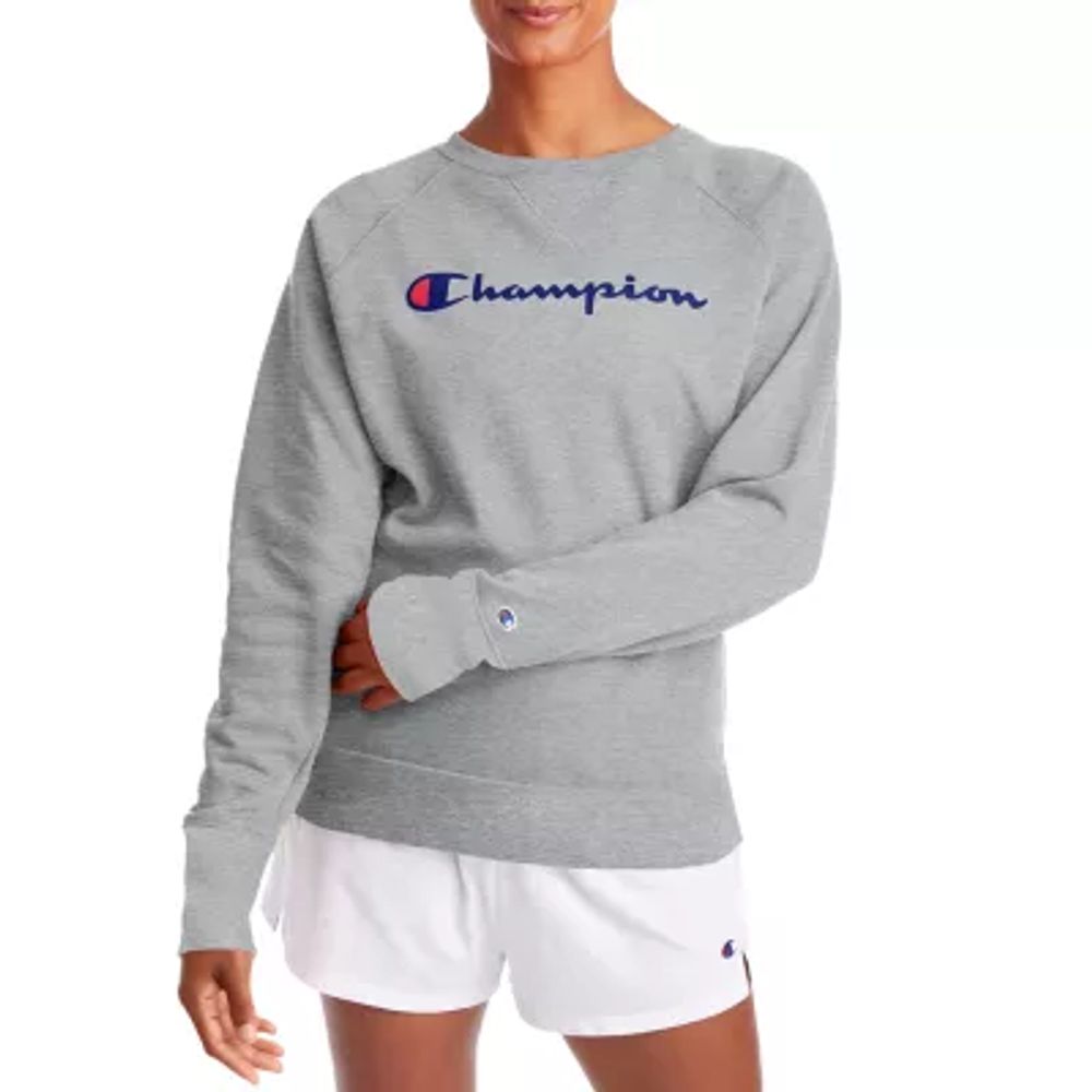 Gray champion shop sweatshirt womens