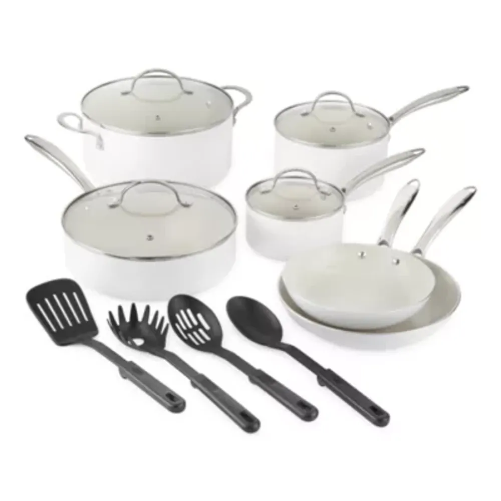 Cooks Ceramic 14pc. NonStick Cookware Set Hamilton Place