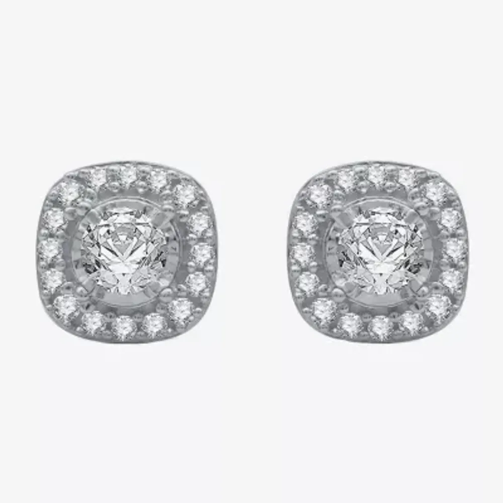 FINE JEWELRY 5/8 CT. T.W. Genuine White Diamond 10K White Gold 8.2