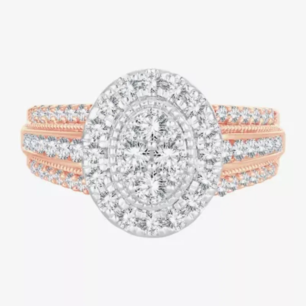 Jcpenney rose gold engagement on sale rings