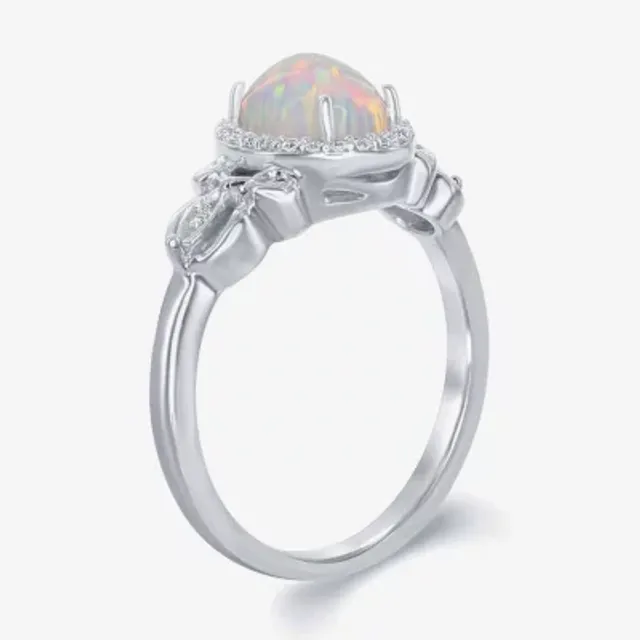 Jcpenney jewelry 2025 opal rings