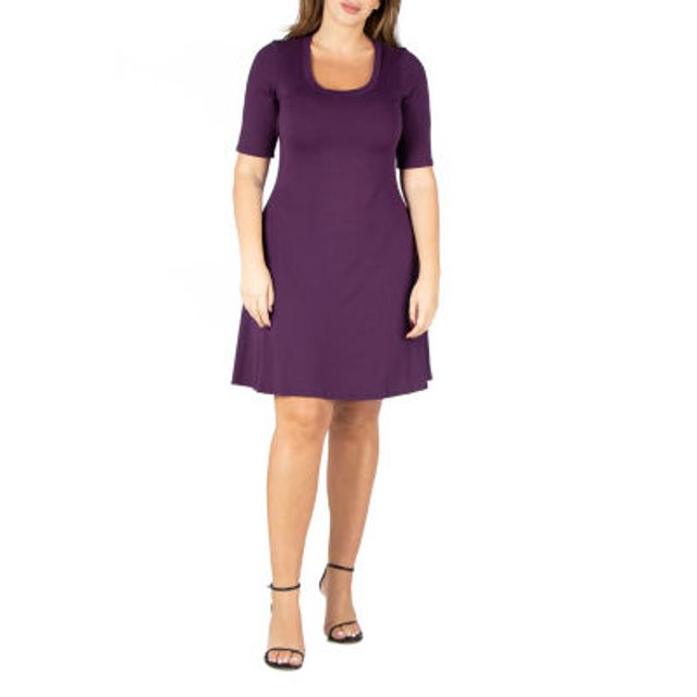 Jcpenney purple hot sale dress