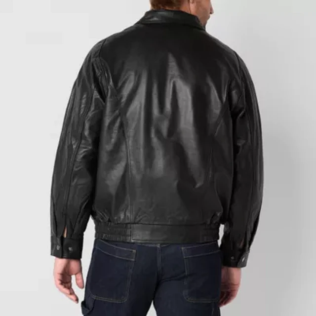 Vintage Leather Mens Midweight Bomber Jacket | Arden Fair