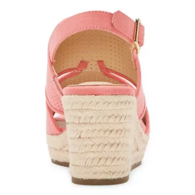 Liz claiborne womens hot sale janessa wedge sandals