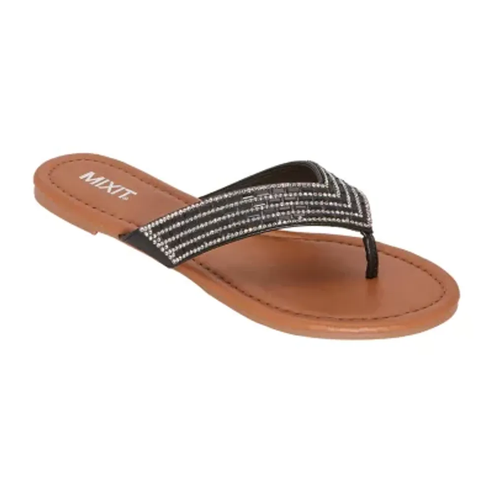 Mixit Womens Omaha Flip Flops Hawthorn Mall