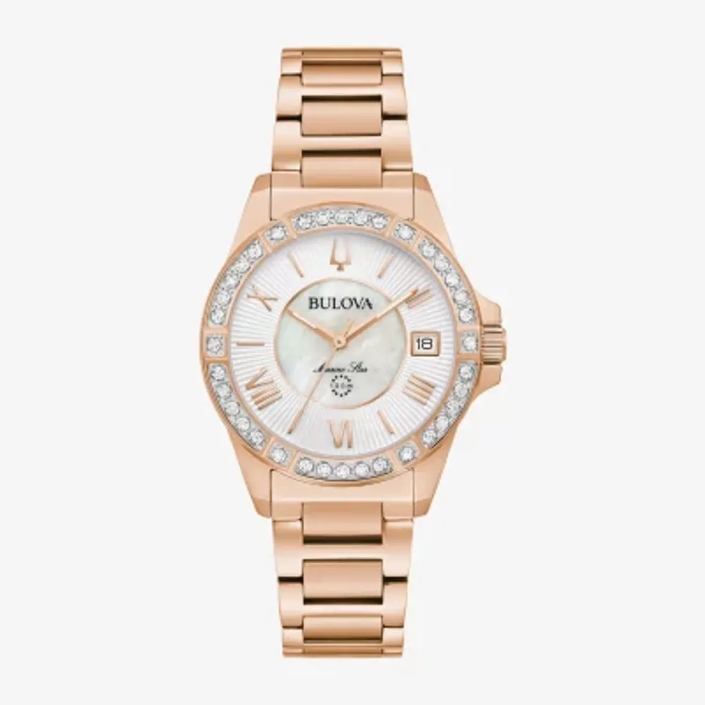 Bulova women's shop diamond accent watch