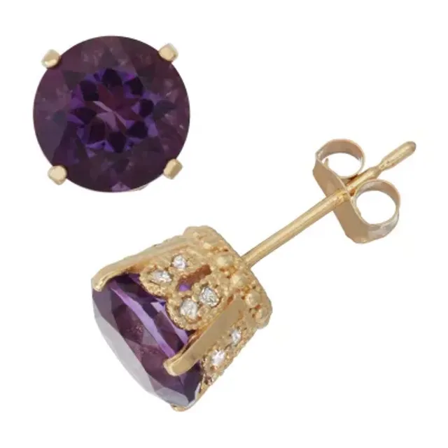 Jcpenney 2025 amethyst earrings