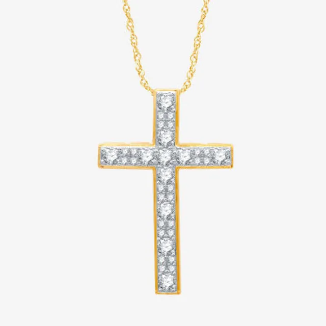 Jcp shop cross necklace