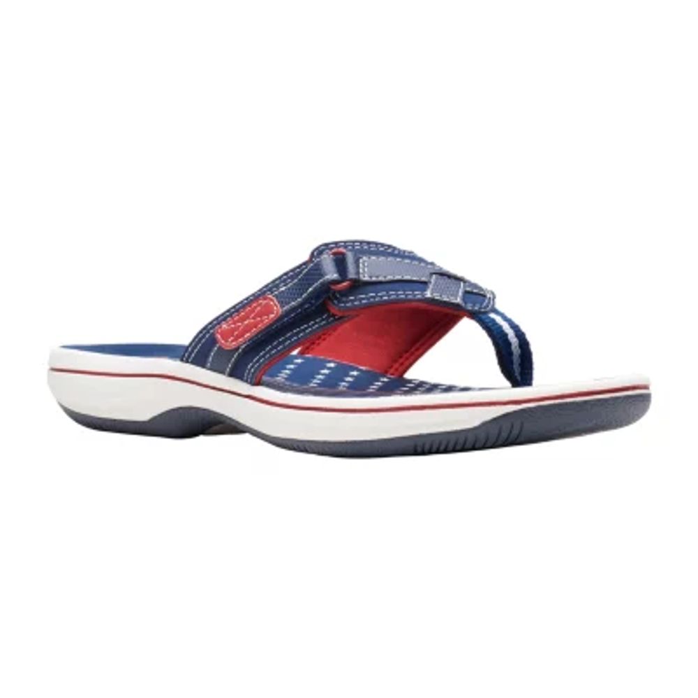 Clarks breeze flip flops best sale