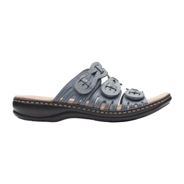 Clarks womens leisa discount grace slide sandals