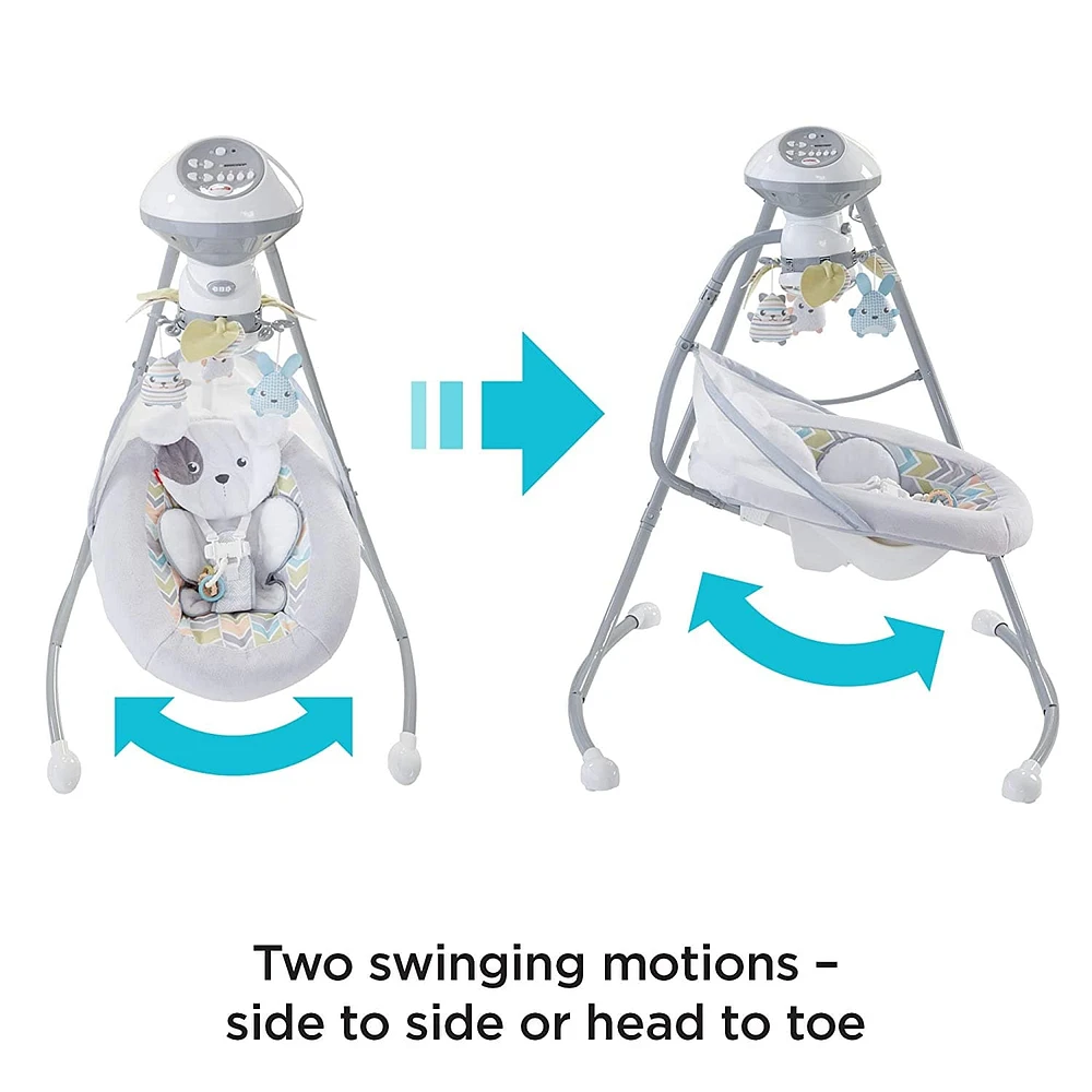 Fisher price swing clicking noise best sale