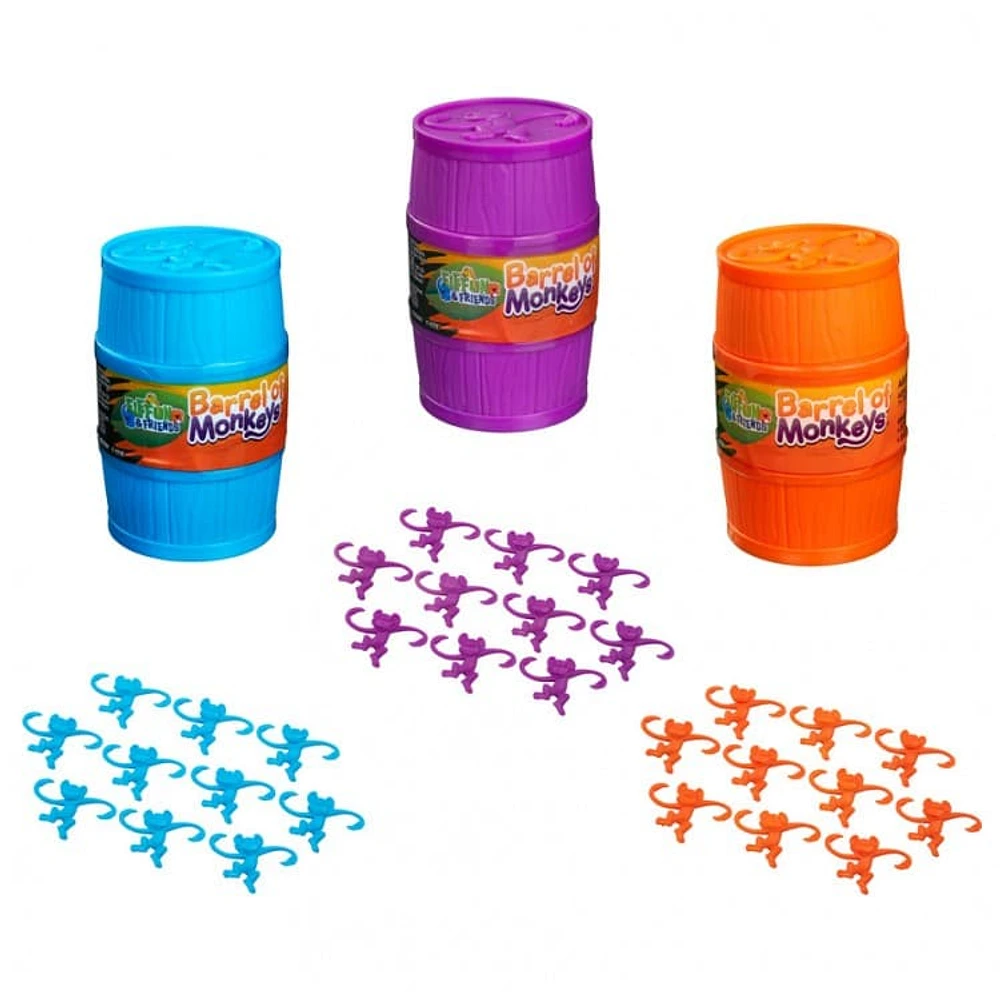 Barrel Of Monkeys – Gioco Hasbro Con 10 Scimmiette Colorate, Per 1+ Giocatori, Dai 3 Anni In Su
