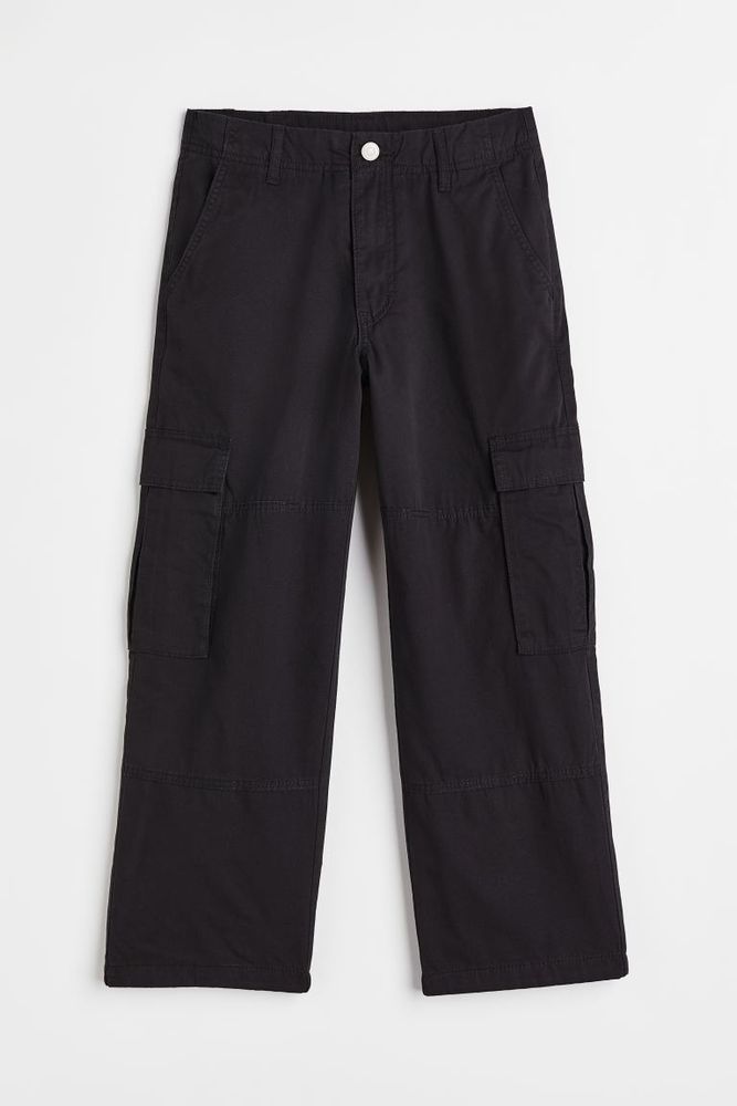 H&M Lined Cotton Cargo Pants Hamilton Place