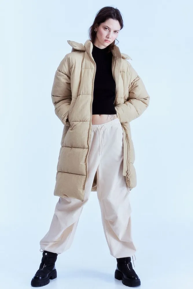 H&M Long Puffer Jacket The Pen Centre