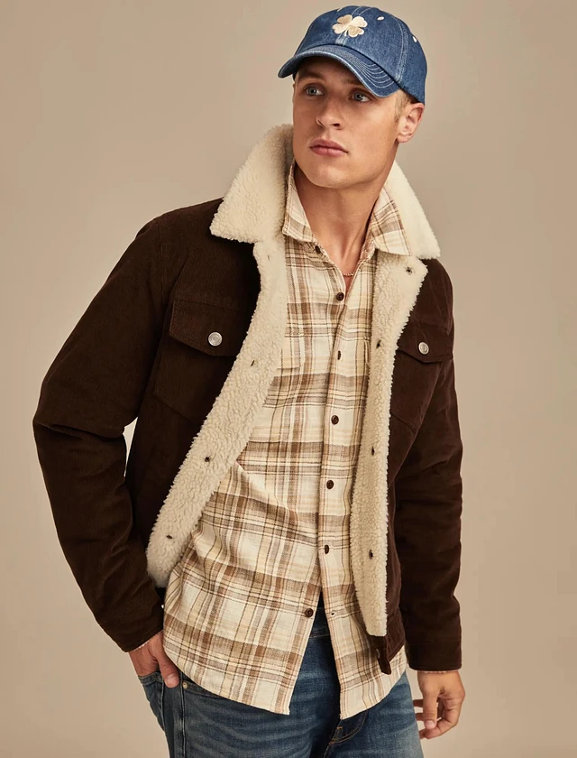 Polo Ralph Lauren Big & Tall Fleece-Lined Corduroy Trucker