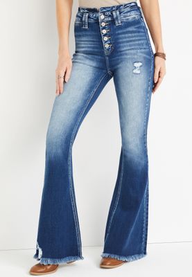 Maurices Edgely™ Super Skinny High Rise Button Fly Jean | Green Tree Mall