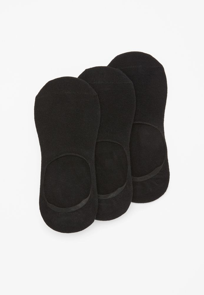 Maurices 3 Pack Black No Show Socks | Mall of America®