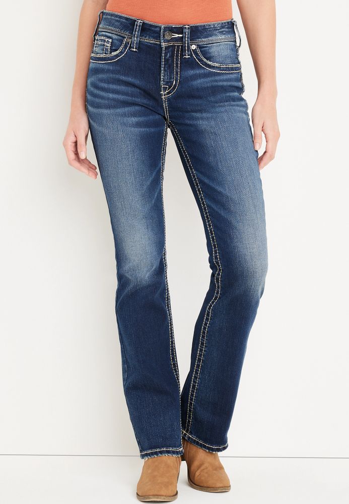 Maurices Silver Jeans Co.® Suki Slim Boot Curvy Mid Rise Jean | Mall of ...