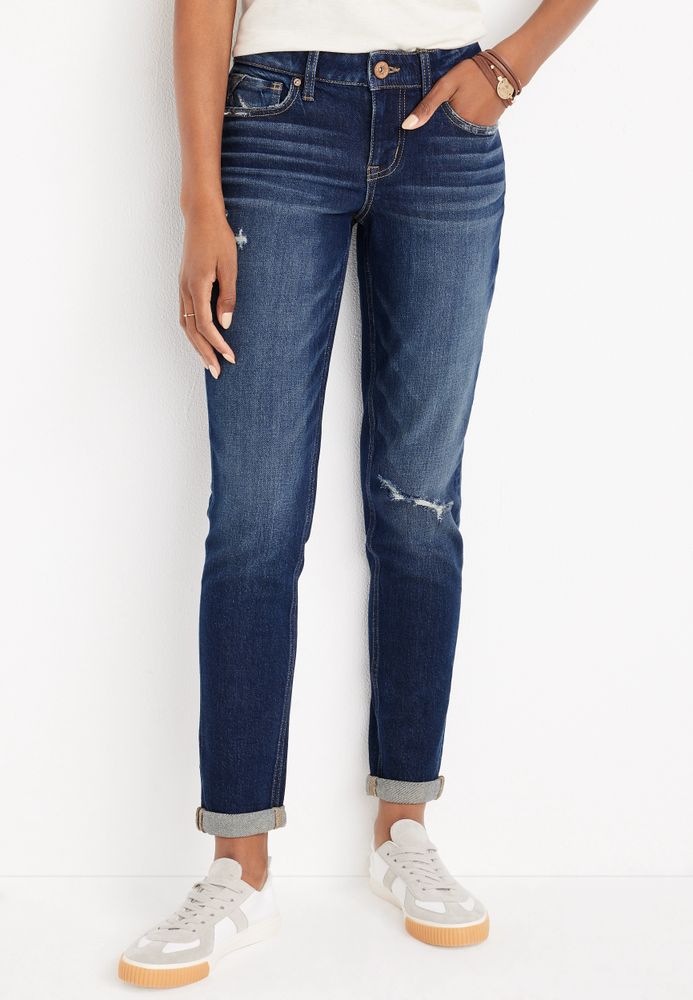 Maurices Edgely™ Boyfriend Low Rise Ripped Jean | Mall of America®