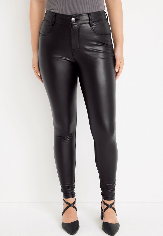 Maurices Perfect Faux Leather Skinny High Rise Pant | Mall of America®