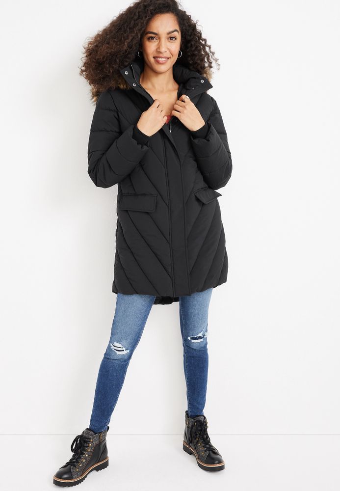 Maurices Faux Fur Hood Puffer Jacket Mall of America®