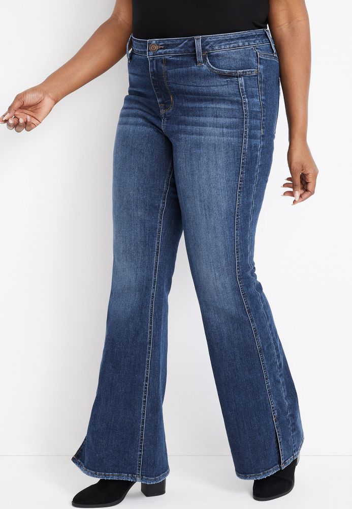 Maurices bell deals bottom jeans