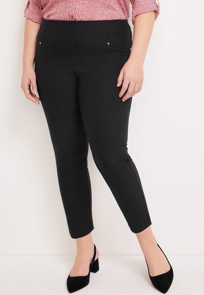 Plus size cropped outlet dress pants