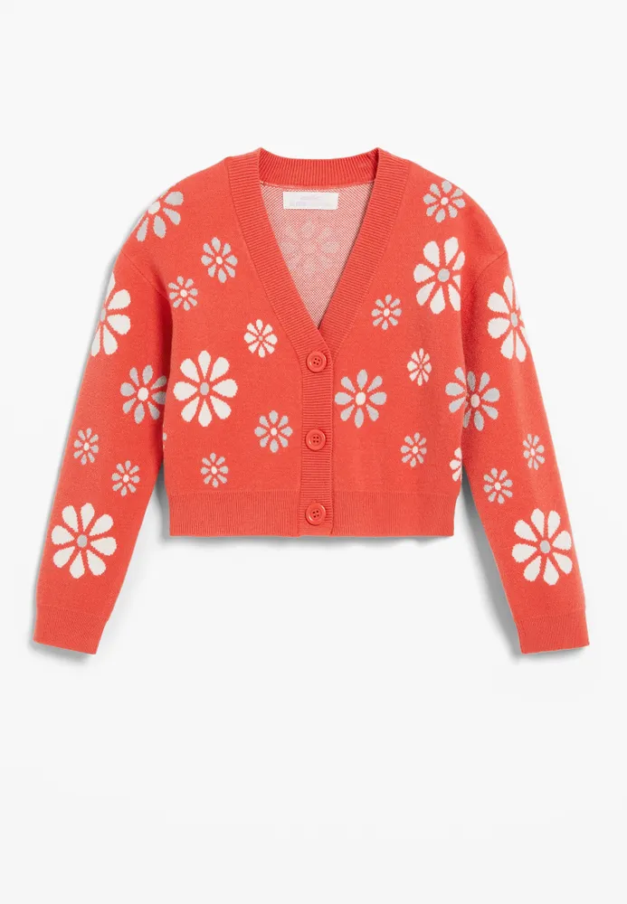 Maurices deals floral cardigan