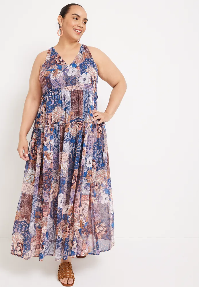 Maurices plus best sale size maxi dresses