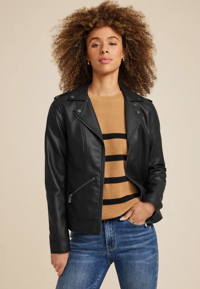 Maurices on sale moto jacket