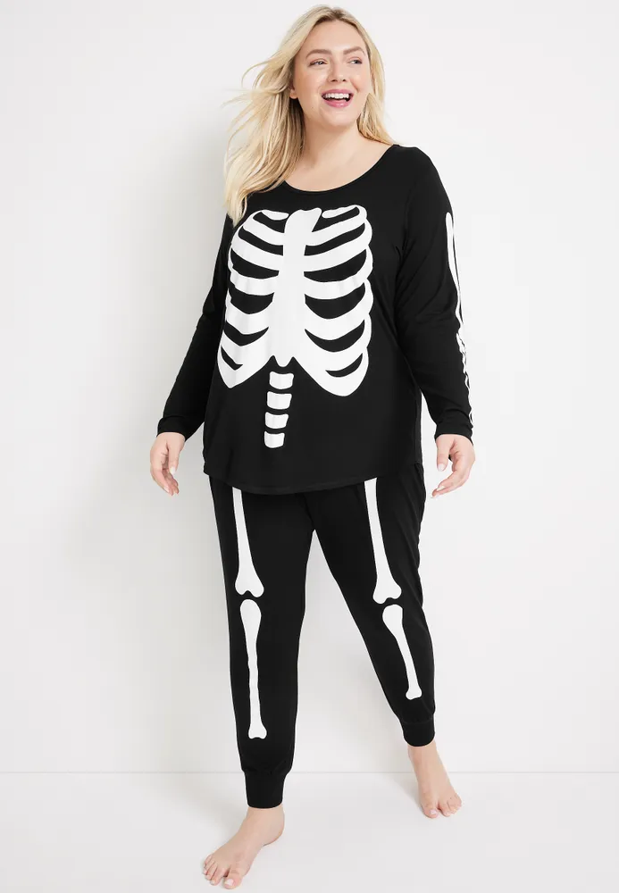 Ladies discount skeleton pajamas