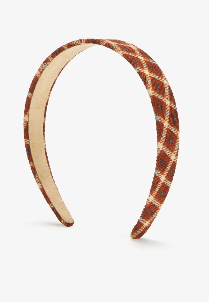 Maurices Plaid Headband | Hamilton Place