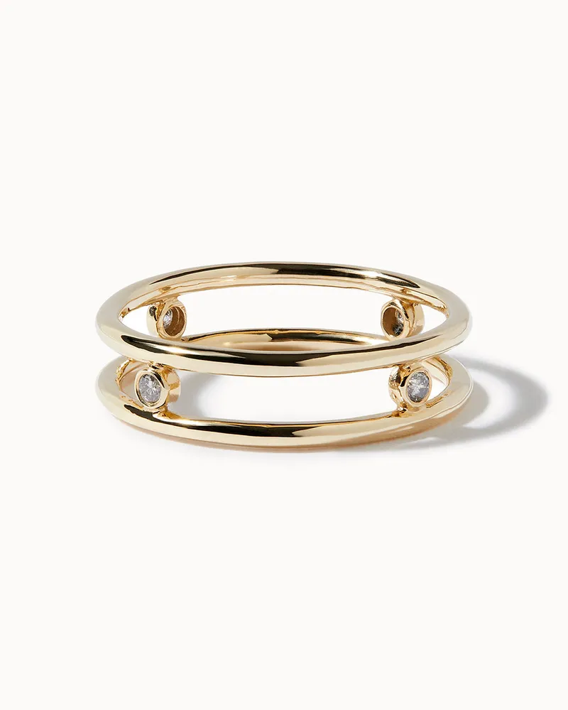 Solid gold deals ring band