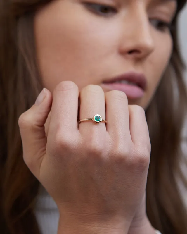 Heirloom sale emerald ring