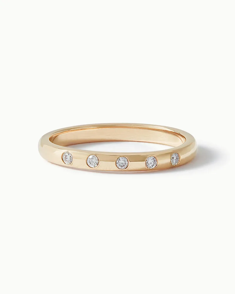 Solid yellow gold ring sale