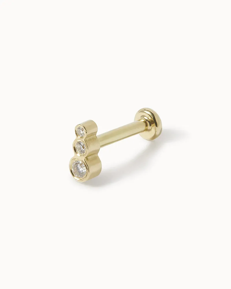 Diamond stud for helix on sale piercing