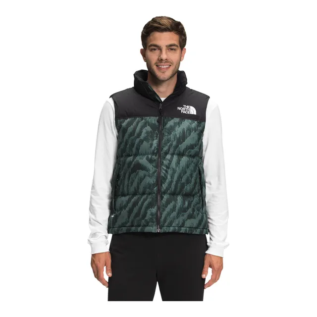 The North Face Men's Nuptse Printed Down Vest | Hillside Shopping