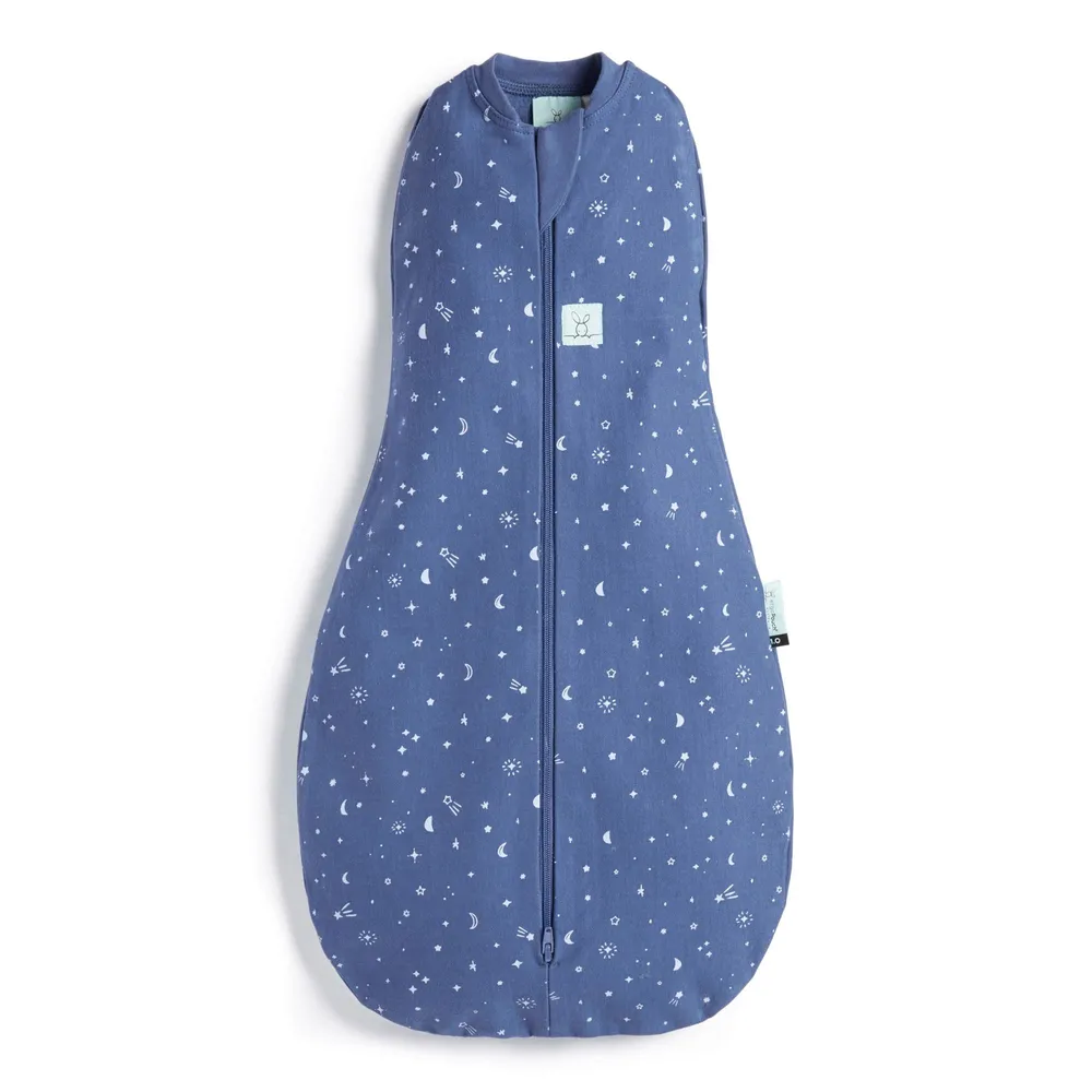 ErgoPouch Cocoon Swaddle Bag 0.2 TOG Night Sky 0 3M Hillside