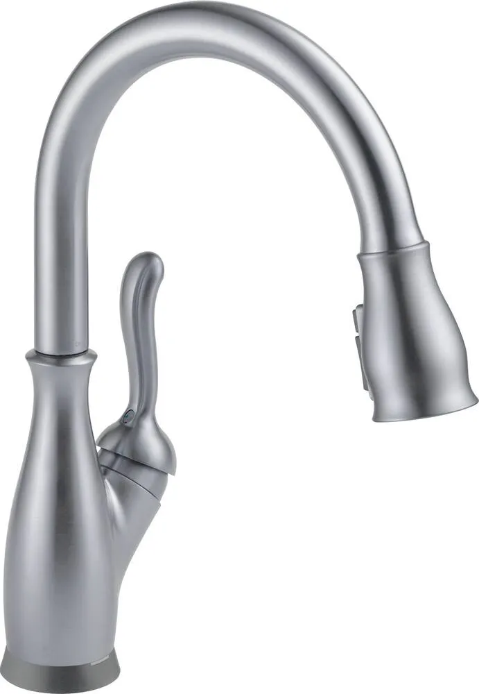 Delta Leland 1 Handle Pull Down Kitchen Faucet with Touch Shield