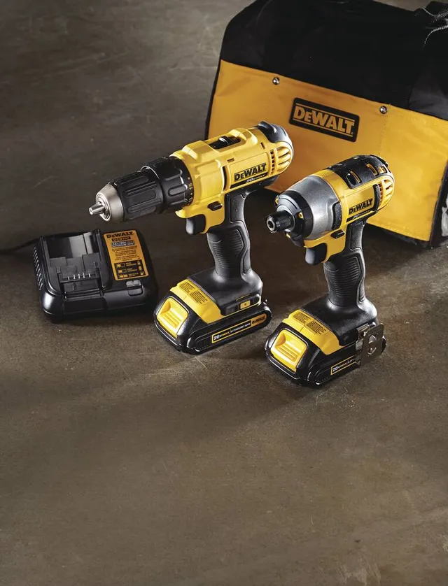 DEWALT DCK249E1M1 20V MAX* XR® Hammer Drill Driver & 1/4-in 3