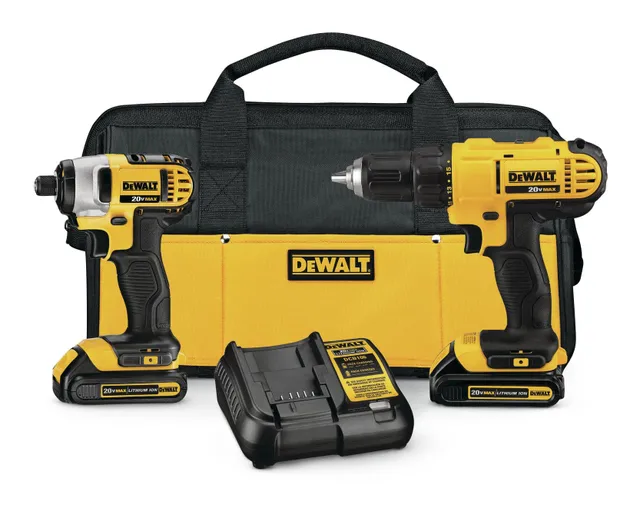 DEWALT DCK249E1M1 20V MAX* XR® Hammer Drill Driver & 1/4-in 3