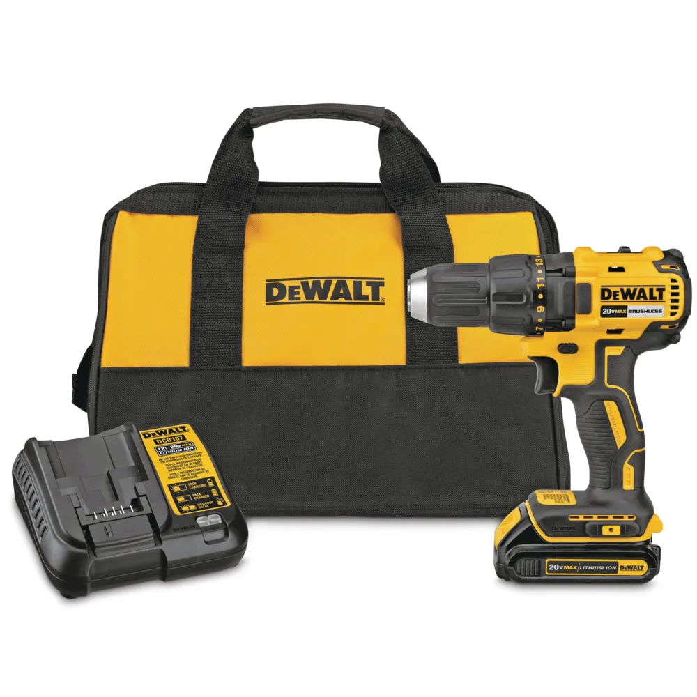 Dewalt dcd778c2 20v max 2025 compact brushless hammer drill