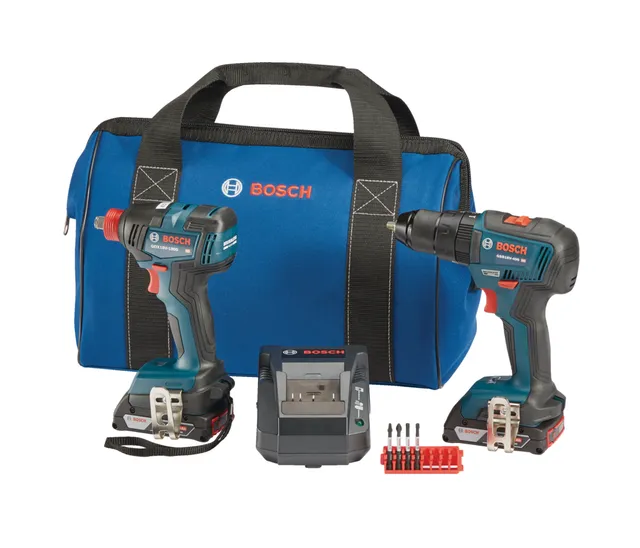 Bosch GXL18V-240B22 18V Cordless Drill/Driver & Freak 2-in-1 Bit