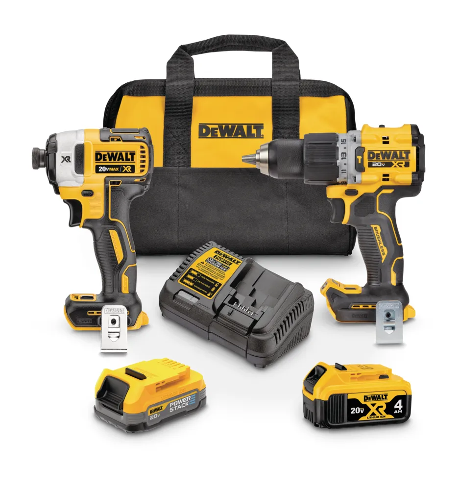 DEWALT DCK249E1M1 20V MAX* XR® Hammer Drill Driver & 1/4-in 3