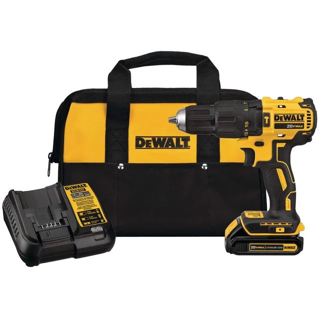 DEWALT DCK249E1M1 20V MAX* XR® Hammer Drill Driver & 1/4-in 3