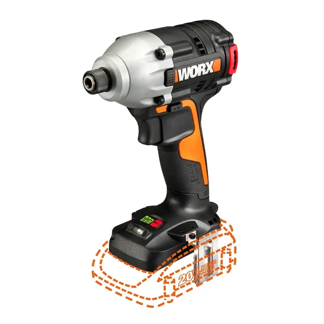 WORX NITRO 20V Brushless 3 Speed Impact Driver Tool Only